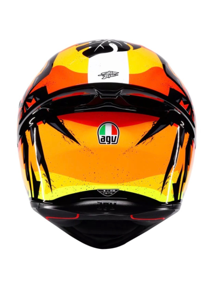 AGV CASCO K1 S E2206 TROPICRUSH BLACK/ORANGE en ALDAMOVIL
