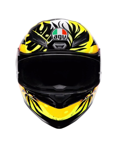 AGV CASCO K1 S E2206 TROPICRUSH BLACK/ORANGE en ALDAMOVIL