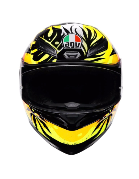 AGV CASCO K1 S E2206 TROPICRUSH BLACK/ORANGE en ALDAMOVIL