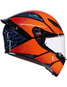 AGV CASCO K1 S E2206 SPEEDARMOR ORANGE/BLUE/BLACK en ALDAMOVIL 2
