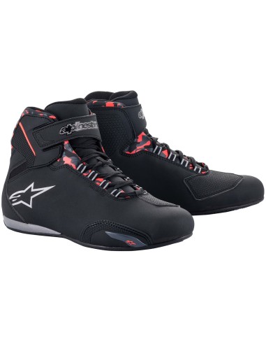 ALPINESTARS BOTAS SEKTOR WP BLK/GRY/RED FLUOR en ALDAMOVIL