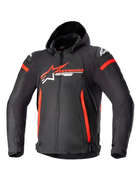 ALPINESTARS CHAQUETA ZACA WP BLACK/RED/WHITE