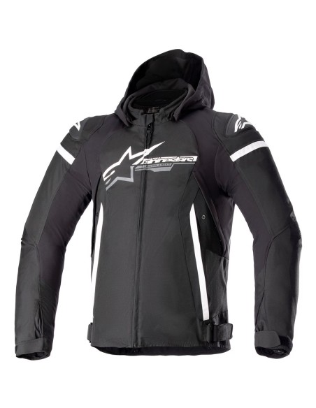 ALPINESTARS CHAQUETA ZACA WP BLACK/WHITE
