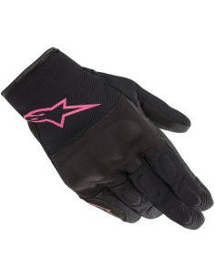 ALPINESTARS GUANTES STELLA S-MAX DRYSTAR BLACK/FUCHSIA en ALDAMOVIL