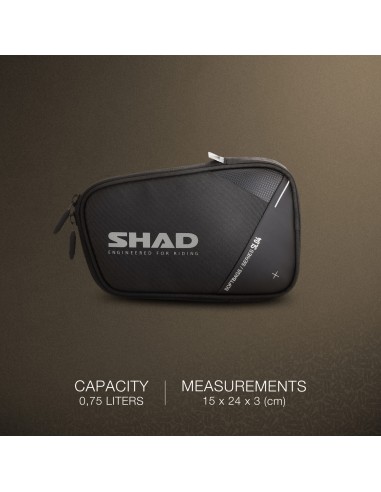 SHAD BOLSA PIERNA SL04 NEGRO en ALDAMOVIL