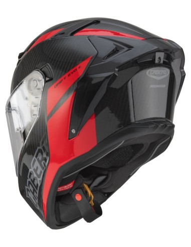CABERG CASCO DRIFT EVO II CARBON BLACK/RED GLOSS en ALDAMOVIL