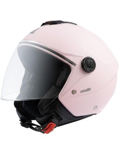 UNIK CASCO JET VERTEX BABY PINK MATT en ALDAMOVIL