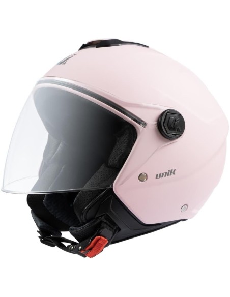 UNIK CASCO JET VERTEX BABY PINK MATT en ALDAMOVIL