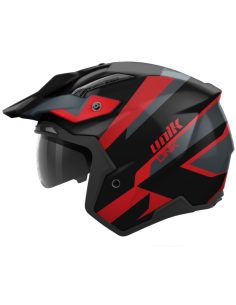 UNIK CASCO TRIAL LINK DV RED/BLACK MATT en ALDAMOVIL