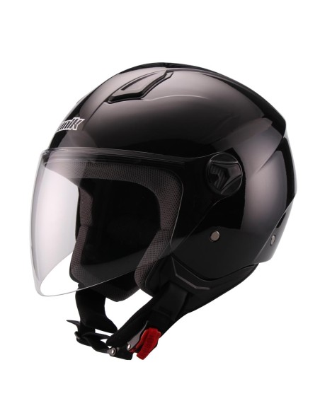 UNIK CASCO JET VERTEX BLACK GLOSS en ALDAMOVIL
