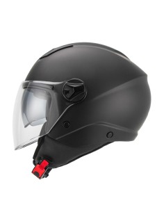 UNIK CASCO JET VERTEX VISOR SOLAR DV BLACK MATT en ALDAMOVIL