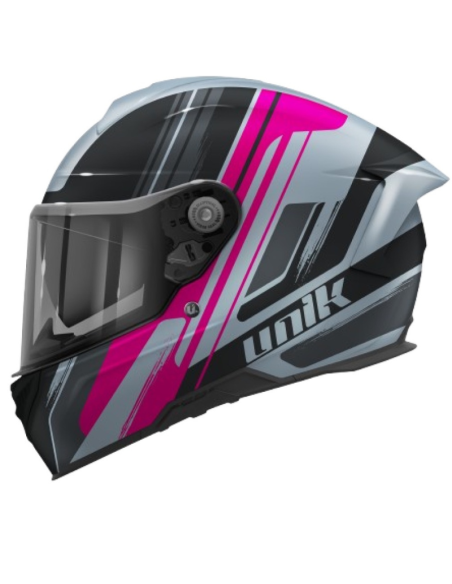 UNIK CASCO INTEGRAL ULTRA DV GRY/BLK/PINK GLOSS en ALDAMOVIL