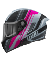 UNIK CASCO INTEGRAL ULTRA DV GRY/BLK/PINK GLOSS en ALDAMOVIL
