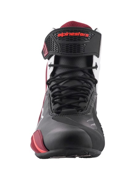 ALPINESTARS BOTAS FASTER-4 BLACK/WHITE/DARK RED en ALDAMOVIL