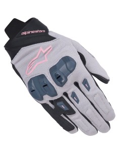 ALPINESTARS GUANTES STELLA SPX-1 MID GRAY/BLACK/PINK en ALDAMOVIL