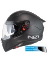 NZI CASCO FRECCIA DUO SOLID NOUVEAU BLACK MATT en ALDAMOVIL