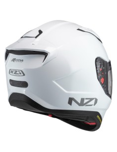 NZI CASCO FRECCIA DUO SOLID WHITE GLOSS en ALDAMOVIL 2