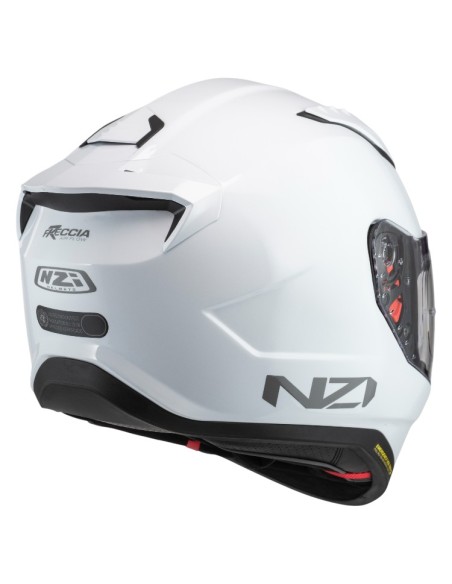NZI CASCO FRECCIA DUO SOLID WHITE GLOSS en ALDAMOVIL