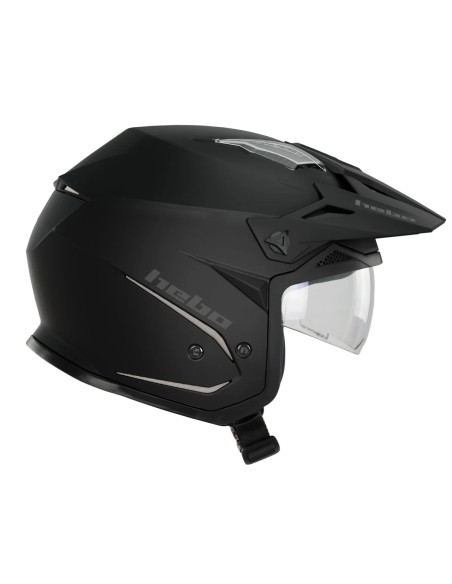 HEBO CASCO TRIAL ZONE 5 BLACK MATT en ALDAMOVIL