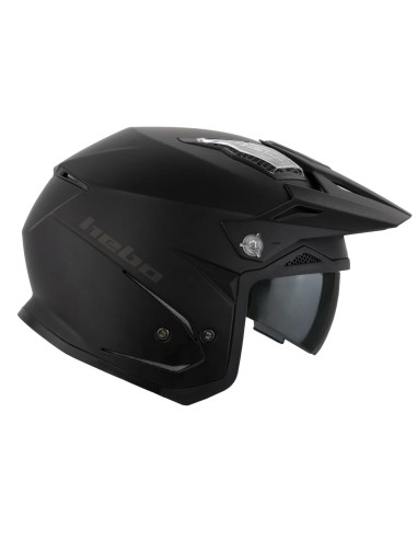 HEBO CASCO TRIAL ZONE 5 BLACK MATT en ALDAMOVIL