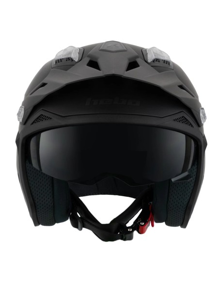 HEBO CASCO TRIAL ZONE 5 BLACK MATT en ALDAMOVIL