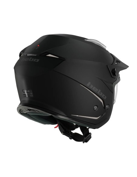 HEBO CASCO TRIAL ZONE 5 BLACK MATT en ALDAMOVIL