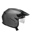 HEBO CASCO TRIAL ZONE 5 GREY MATT en ALDAMOVIL