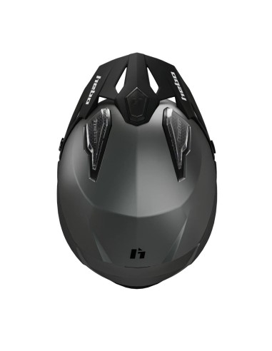 HEBO CASCO TRIAL ZONE 5 GREY MATT en ALDAMOVIL