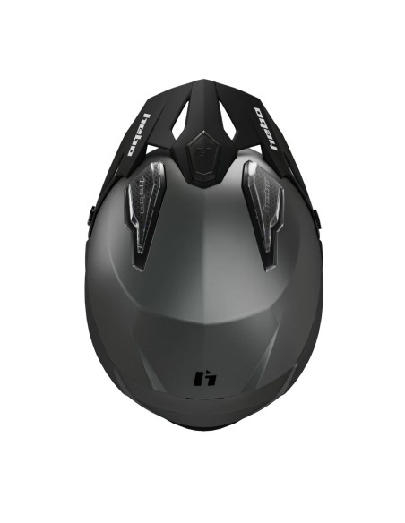HEBO CASCO TRIAL ZONE 5 GREY MATT en ALDAMOVIL