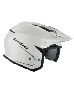 HEBO CASCO TRIAL ZONE 5 WHITE GLOSS en ALDAMOVIL