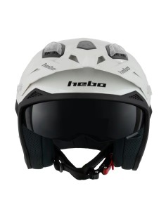 HEBO CASCO TRIAL ZONE 5 WHITE GLOSS en ALDAMOVIL 2