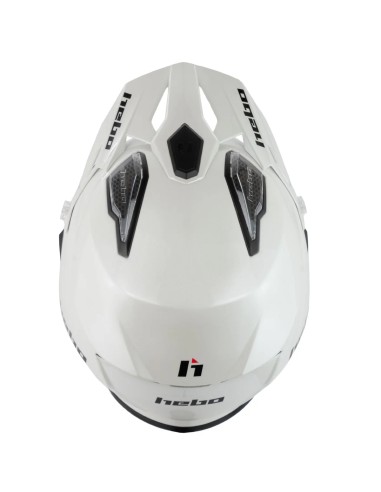 HEBO CASCO TRIAL ZONE 5 WHITE GLOSS en ALDAMOVIL