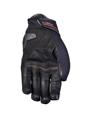 FIVE GUANTES VERANO RS4 BLACK/RED FLUOR en ALDAMOVIL