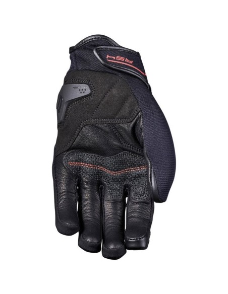 FIVE GUANTES VERANO RS4 BLACK/RED FLUOR en ALDAMOVIL