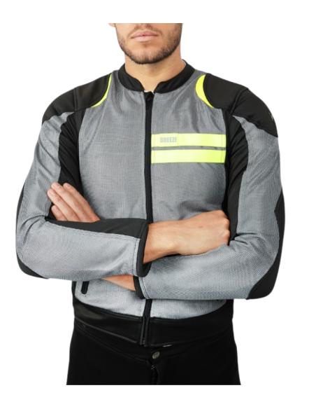BY CITY CHAQUETA VERANO BREEZE GREY/FLUOR en ALDAMOVIL