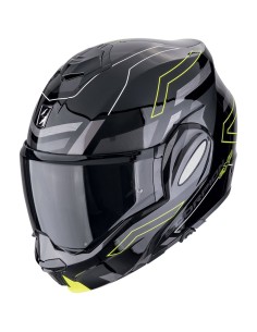 SCORPION CASCO EXO-TECH EVO CONQUER BLACK/NEON YELLOW en ALDAMOVIL