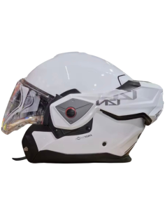 NZI CASCO MODULAR FASTBACK DUO WHITE GLOSS en ALDAMOVIL 2