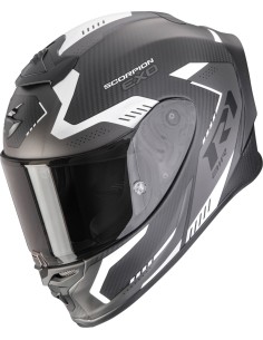 SCORPION EXO-R1 CARBON AIR PROPEL BLACK/WHITE en ALDAMOVIL