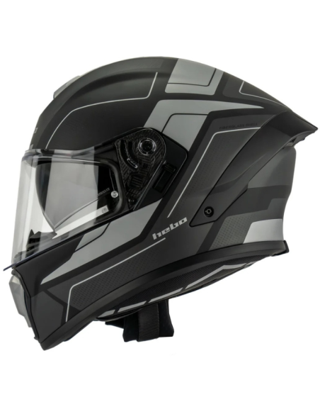 HEBO CASCO INTEGRAL A618 BLACK/GREY MATT en ALDAMOVIL