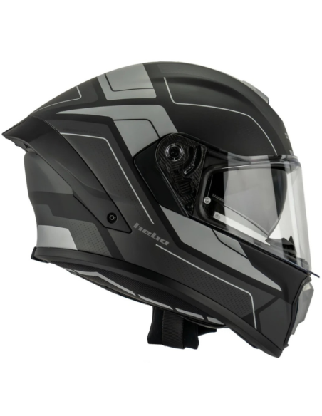 HEBO CASCO INTEGRAL A618 BLACK/GREY MATT en ALDAMOVIL