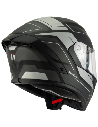 HEBO CASCO INTEGRAL A618 BLACK/GREY MATT en ALDAMOVIL
