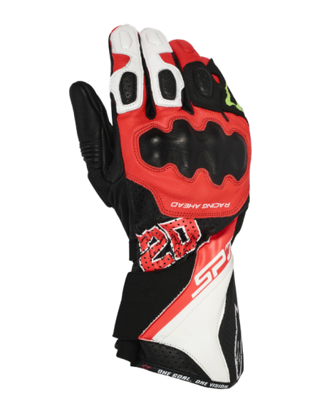 ALPINESTARS GUANTES SP-3 MONSTER FQ20 BLACK/RED FLUOR en ALDAMOVIL