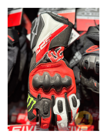 ALPINESTARS GUANTES SP-3 MONSTER FQ20 BLACK/RED FLUOR en ALDAMOVIL