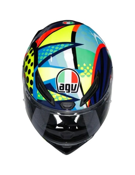 AGV CASCO K1 S E2206 ROSSI WINTER TEST 2020 en ALDAMOVIL